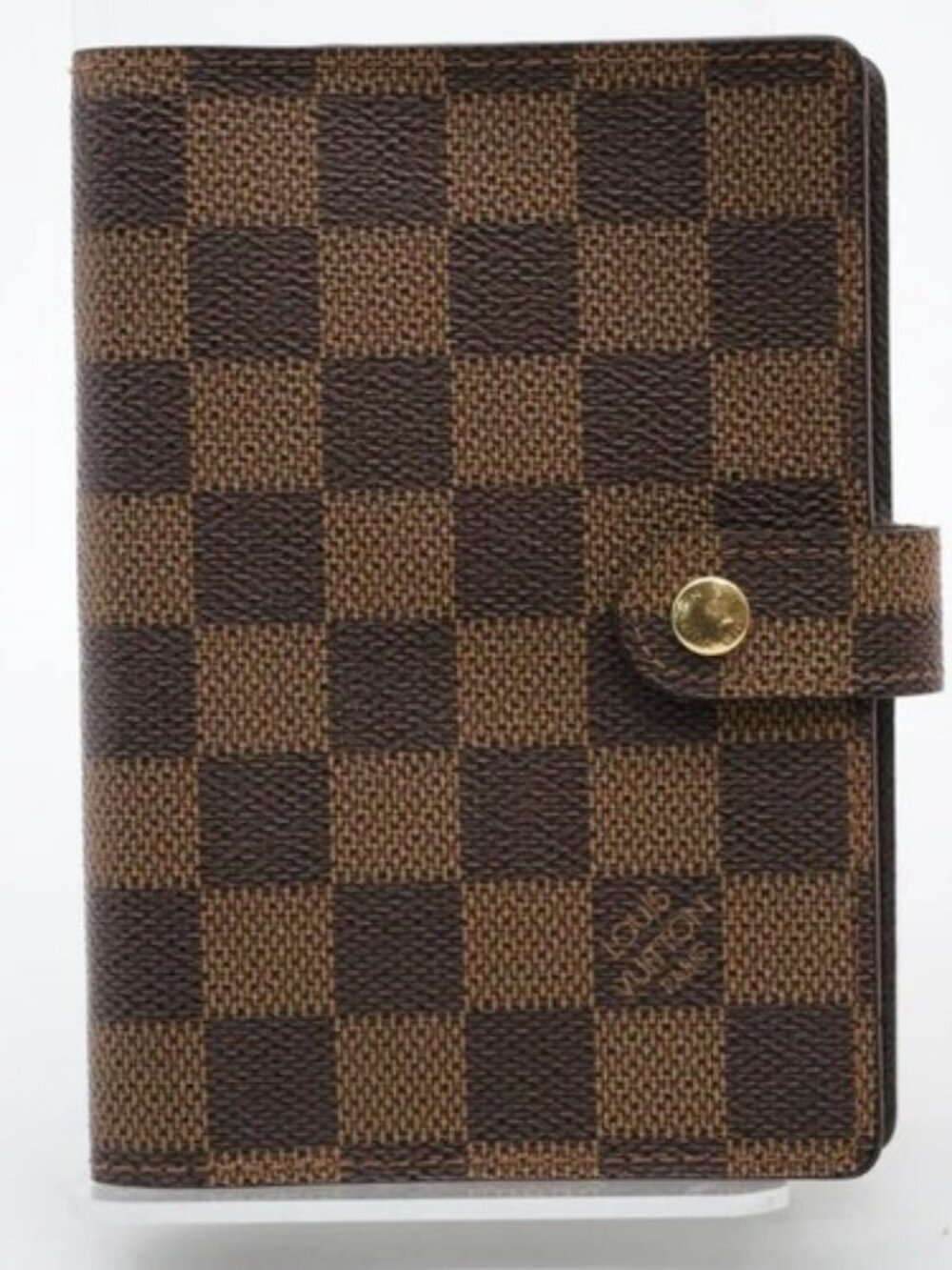 Louis Vuitton Damier Ebene Small Ring Agenda Cover